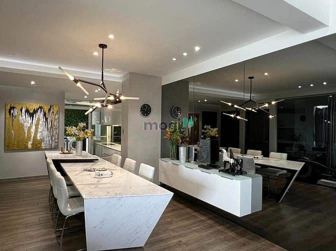 Cho thuê nhanh căn hộ Riverside 136m2, 3PN 2WC lầu cao view sông - Mogi.vn TPHCM