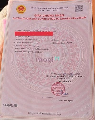Bán ĐấT Ea Kiết Cư M’gar Tỉnh ĐakLak 1013m2 Giá 189 Triệu - Ảnh 3