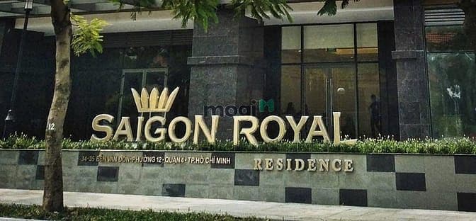 🔥 Bán căn hộ 2PN Cc Saigon Royal 35 Bến Vân Đồn, Phường 12, Quận 4 👉