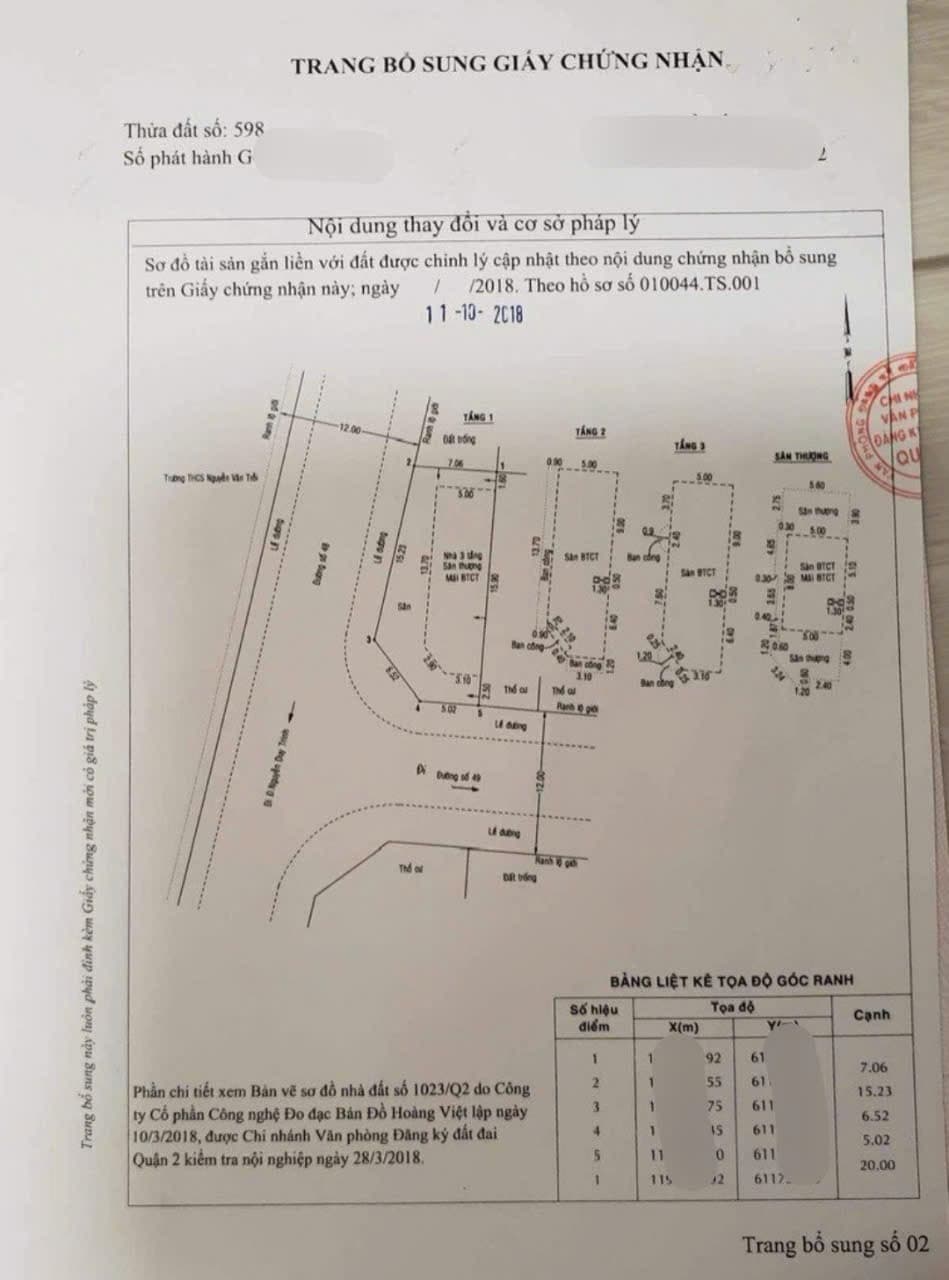 Bán nhà mặt phố Đ. 48, P. Bình Trưng Đông, Tp. Thủ Đức, Tp. Hồ Chí Minh - Ảnh 2