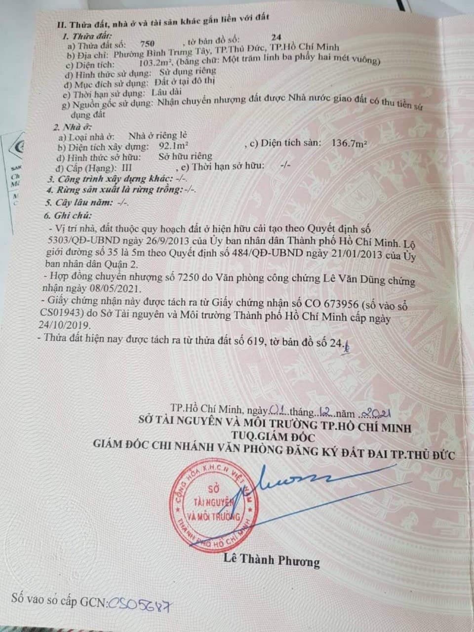 Bán đất Bán Đất mặt tiền, Đ. 35, P. Bình Trưng Tây, Tp. Thủ Đức, Tp. Hồ Chí Minh - Ảnh 3