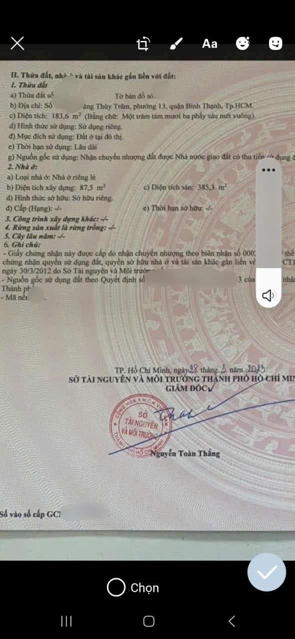 Bán biệt thự liền kề Đ. Đặng Thùy Trâm, P. 13, Q. Bình Thạnh, Tp. Hồ Chí Minh - Ảnh 2