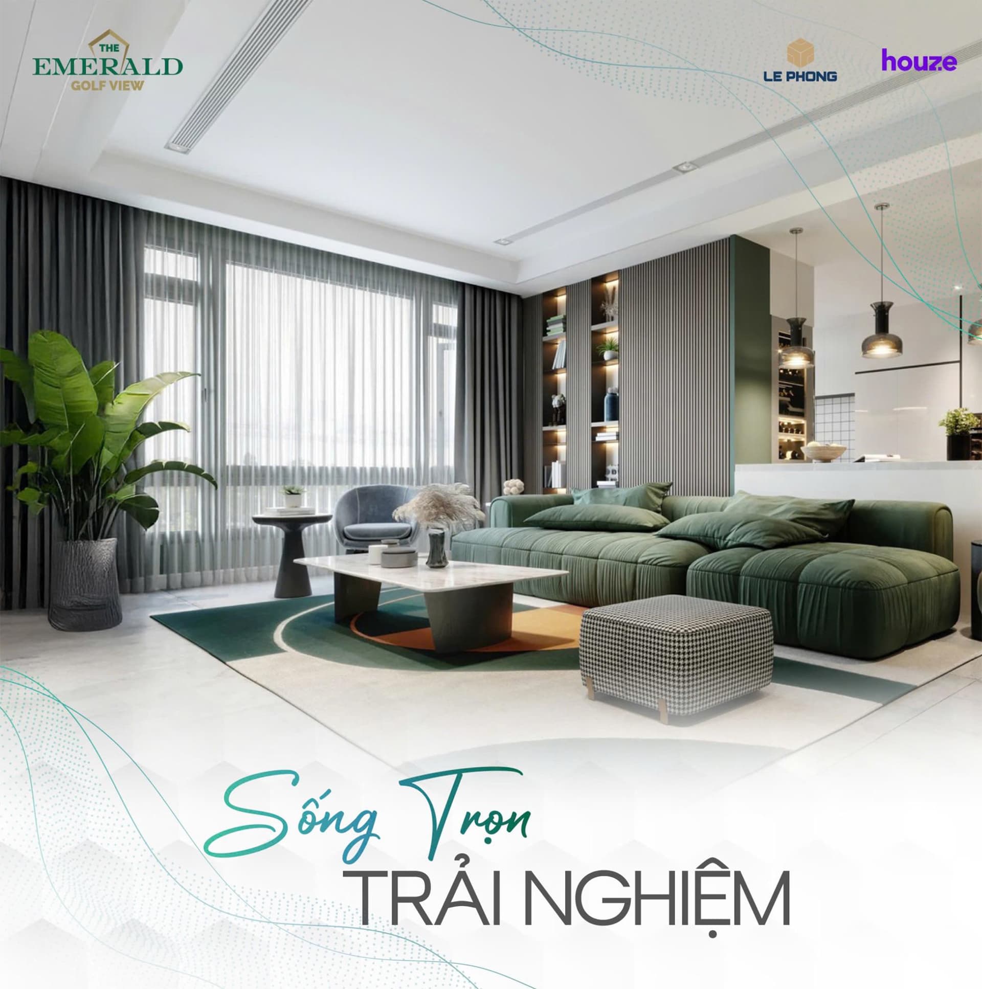 Bán căn hộ chung cư The Emerald Golf View, P. Lái Thiêu, Tp. Thuận An, T. Bình Dương - Ảnh 2