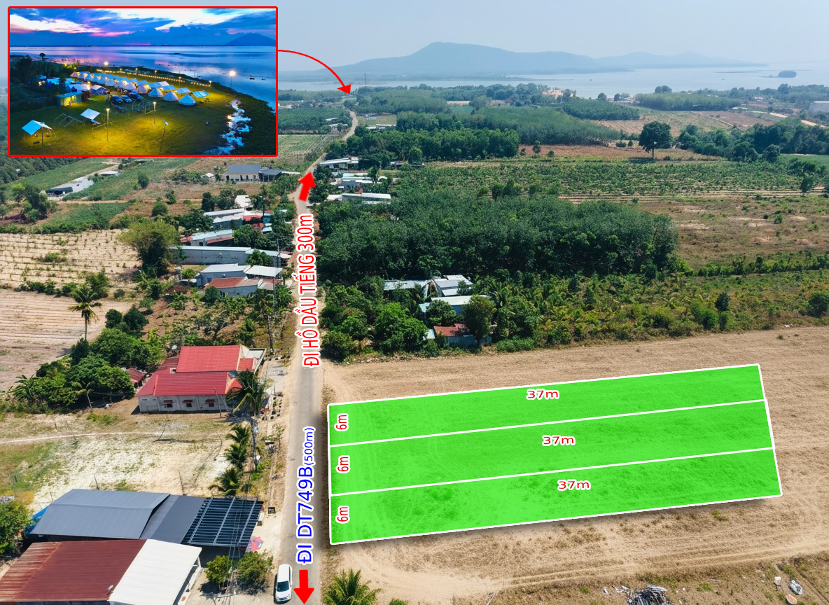 Bán đất minh thạnh 39, Đ. ĐT 749B, X. Minh Thạnh, H. Dầu Tiếng, T. Bình Dương