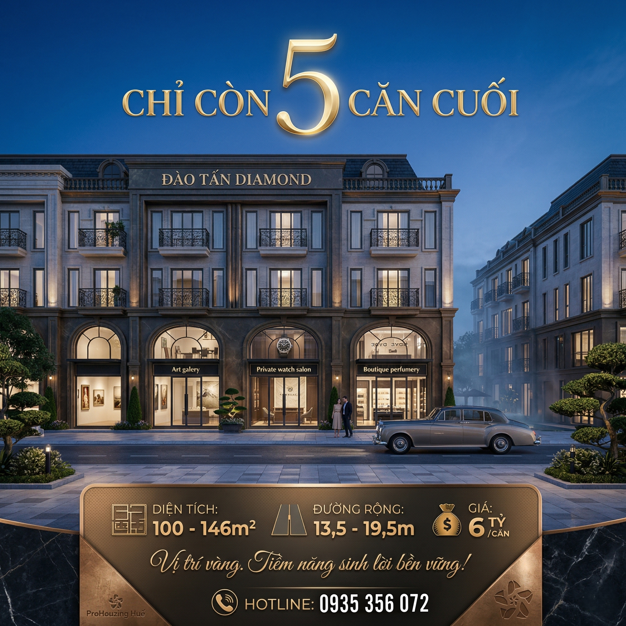 Bán biệt thự liền kề LK28, Đ. Đào Tấn, P. Trường An, Tp. Huế, T. Thừa Thiên Huế - Ảnh 2