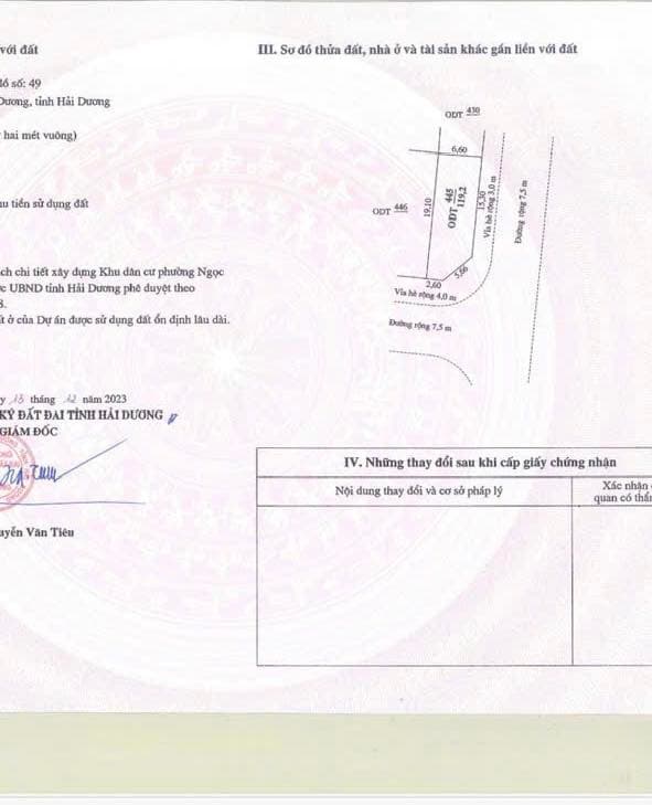 Bán đất KDC Ngọc Châu Đồng Triều, P. Ngọc Châu, Tp. Hải Dương, T. Hải Dương - Ảnh 3