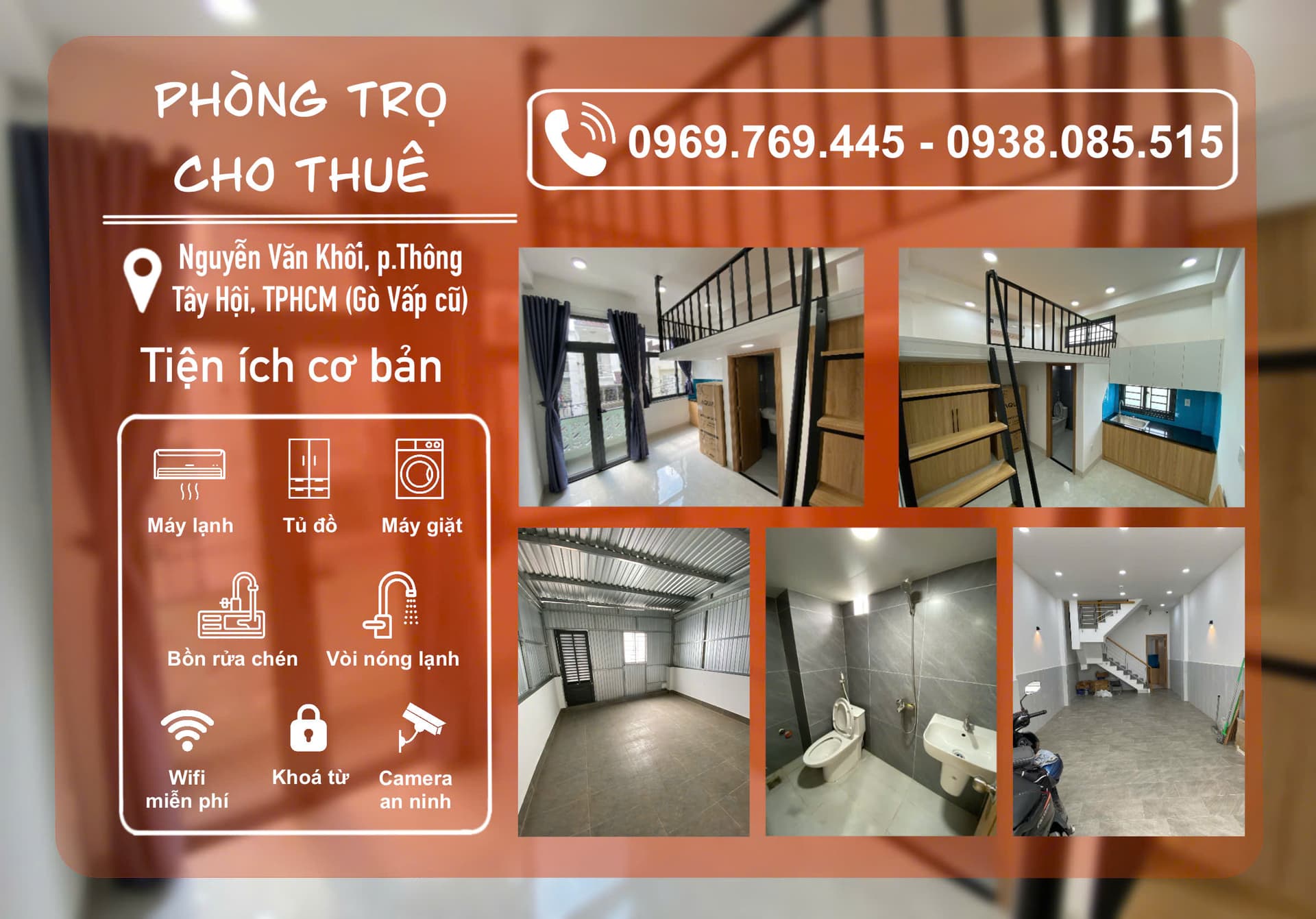 Cho thuê phòng trọ 248/10/5, Đ. Nguyễn Văn Khối, P. 8, Q. Gò Vấp, Tp. Hồ Chí Minh