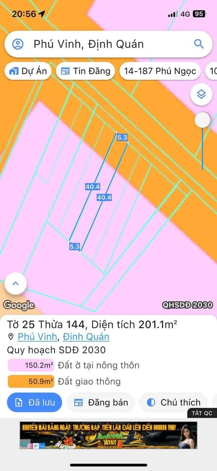 Bán đất X. Phú Vinh, H. Định Quán, T. Đồng Nai - Ảnh 3