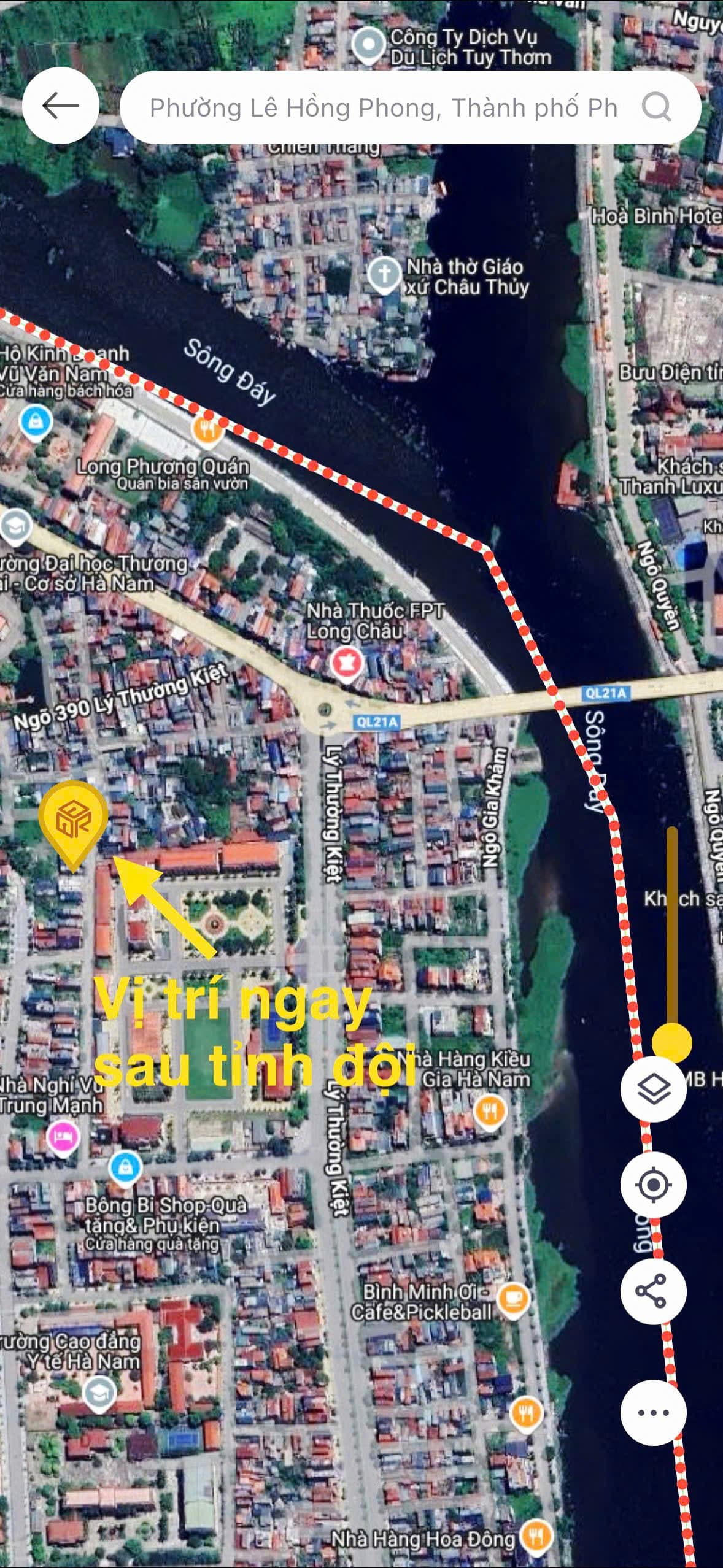 Bán đất Đ. Lê Hồng Phong, X. Phù Vân, Tp. Phủ Lý, T. Hà Nam - Ảnh 3