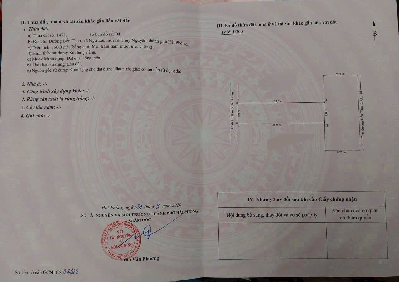 Bán đất X. Phục Lễ, H. Thủy Nguyên, Tp. Hải Phòng - Ảnh 2