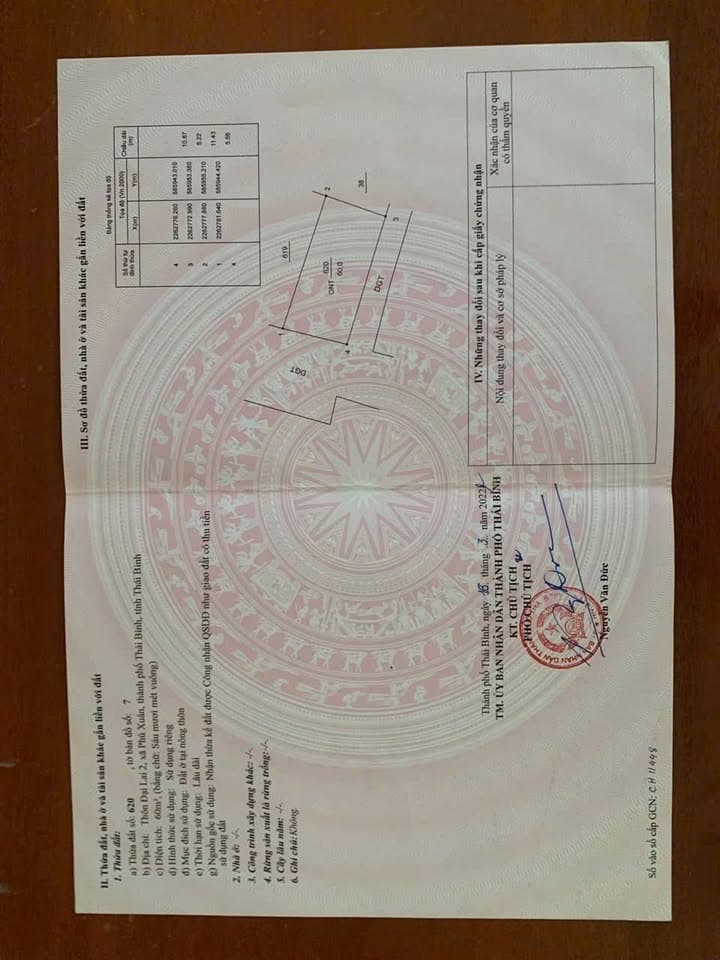 Bán đất X. Phú Xuân, Tp. Thái Bình, T. Thái Bình