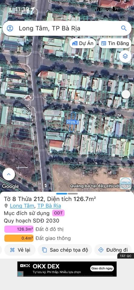 Bán đất Đ. Lương Thế Vinh, P. 7, Tp. Vũng Tàu, T. Bà Rịa - Vũng Tàu - Ảnh 3