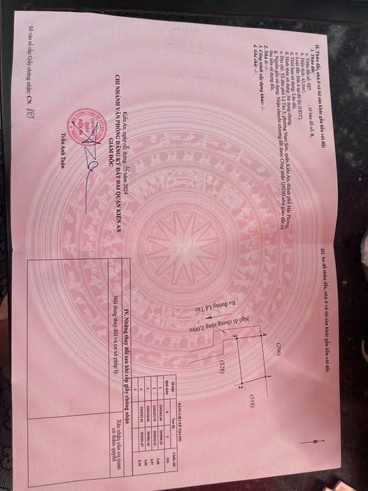 Bán đất Đ. Lệ Tảo, Q. Kiến An, Tp. Hải Phòng