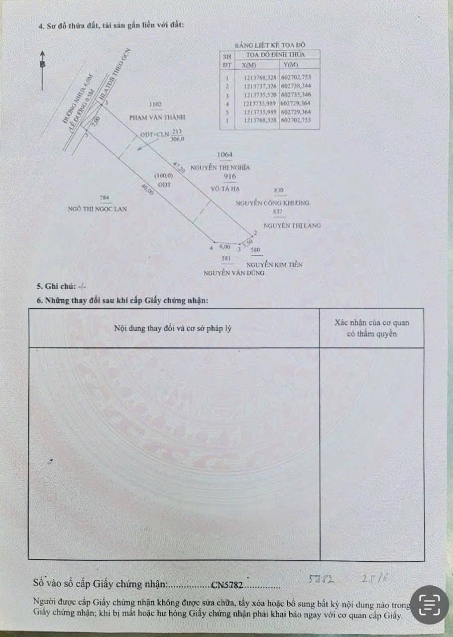 Bán đất Đ. Nguyễn Thị Minh Khai, P. Hoà Phú, Tp. Thủ Dầu Một, T. Bình Dương - Ảnh 3