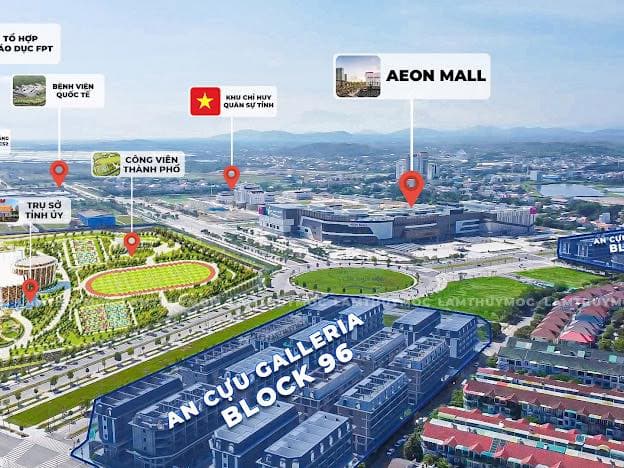 Bán shophouse, nhà phố thương mại An Cựu City, Đ. 7, P. An Đông, Tp. Huế, T. Thừa Thiên Huế