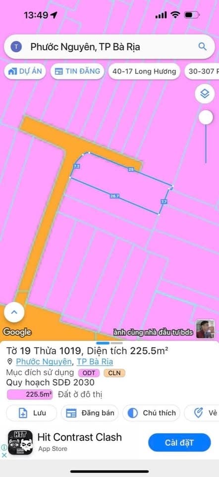 Bán đất Tp. Bà Rịa, T. Bà Rịa - Vũng Tàu