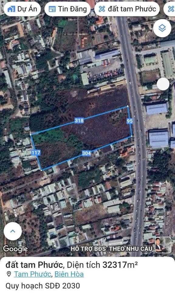 Cho thuê đất Tp. Biên Hòa, T. Đồng Nai