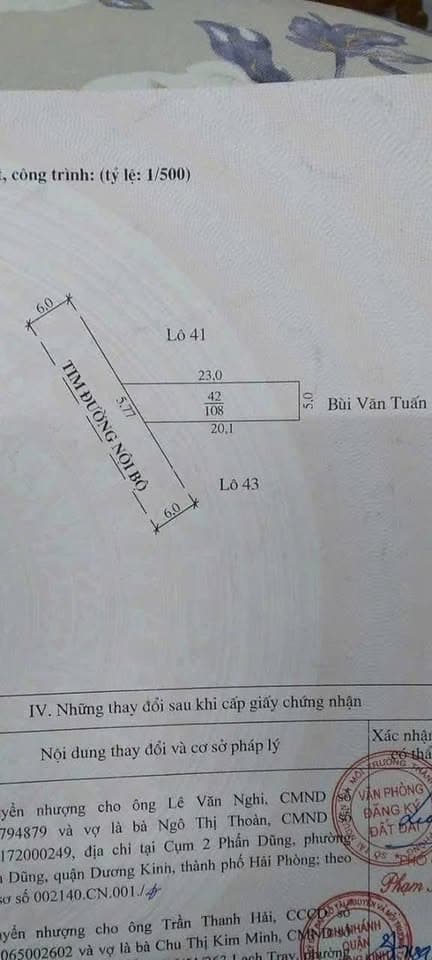 Bán đất P. Đồng Hoà, Q. Kiến An, Tp. Hải Phòng - Ảnh 3
