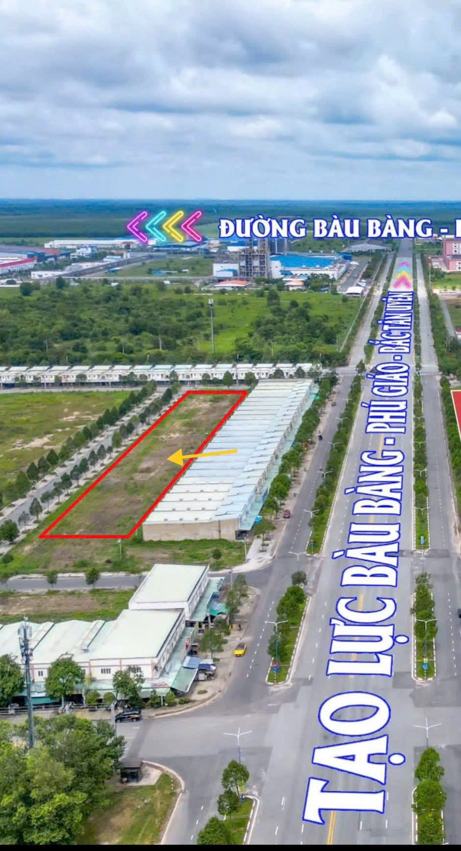 Bán đất Đ. Tạo Lực 2, H. Bàu Bàng, T. Bình Dương