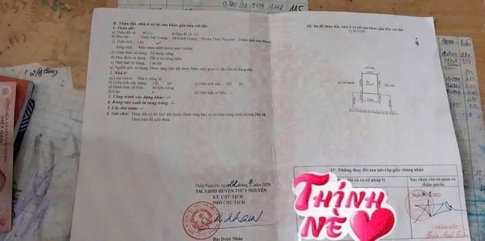 Bán nhà mặt phố H. An Dương, Tp. Hải Phòng