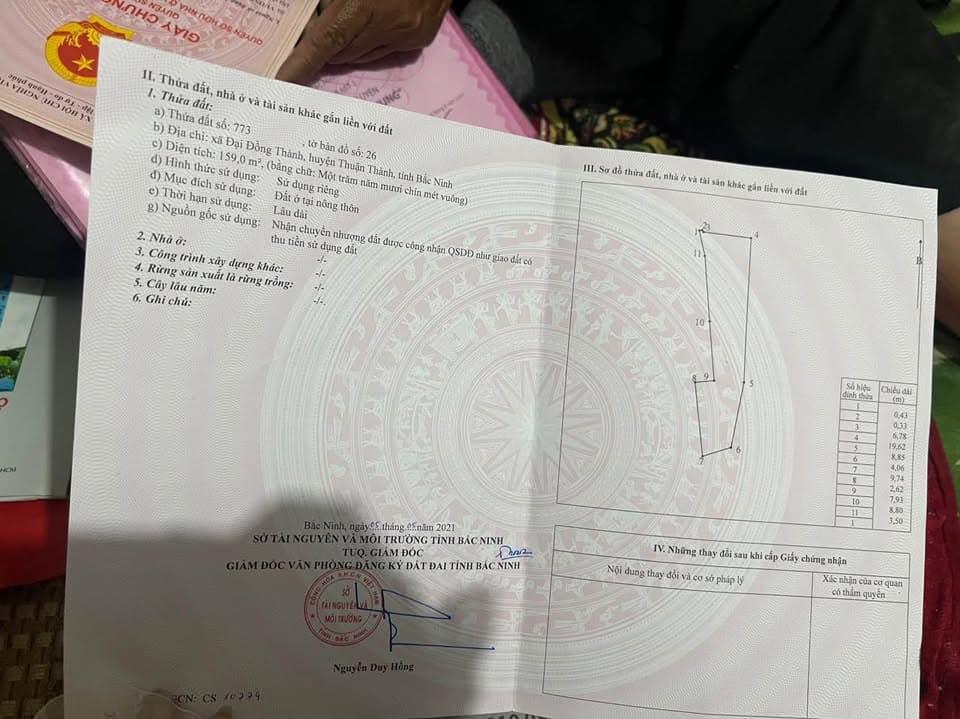 Bán đất Tx. Thuận Thành, T. Bắc Ninh - Ảnh 3