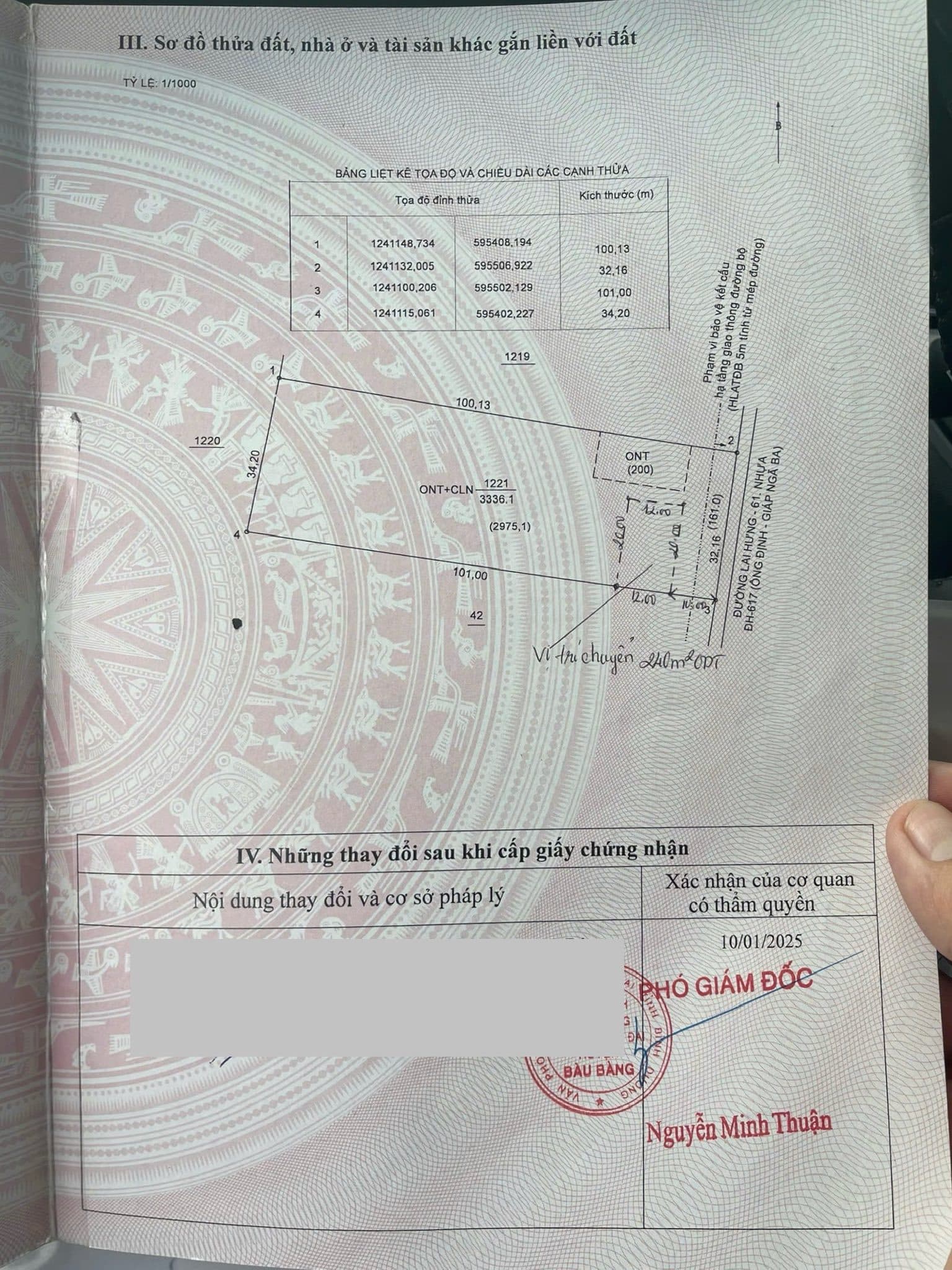 Bán đất X. Lai Hưng, H. Bàu Bàng, T. Bình Dương - Ảnh 2