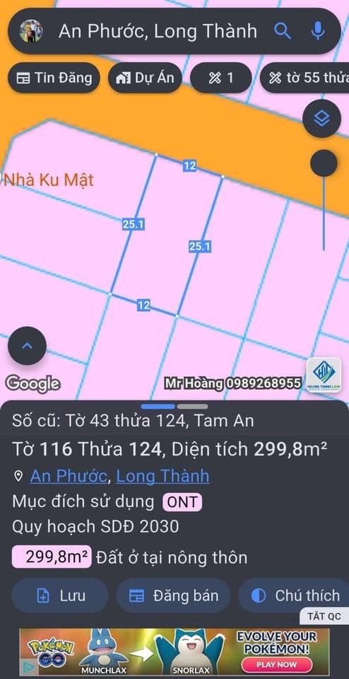 Bán đất Đ. Long Phước, X. Bàu Cạn, H. Long Thành, T. Đồng Nai - Ảnh 2