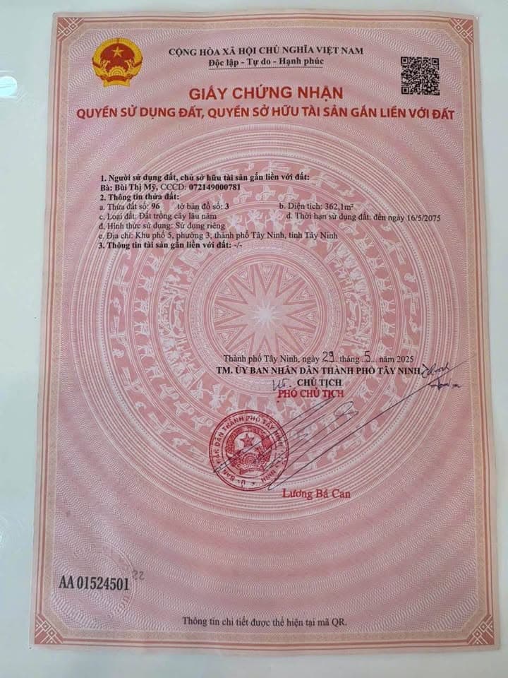 Bán đất Đ. Lạc Long Quân, P. 4, Tp. Tây Ninh, T. Tây Ninh - Ảnh 2