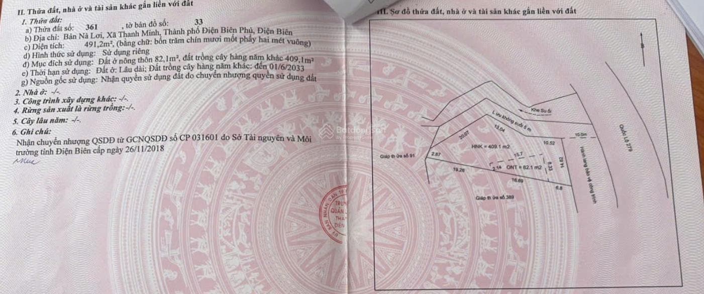 Bán đất P. Mường Thanh, Tp. Điện Biên Phủ, T. Điện Biên - Ảnh 3