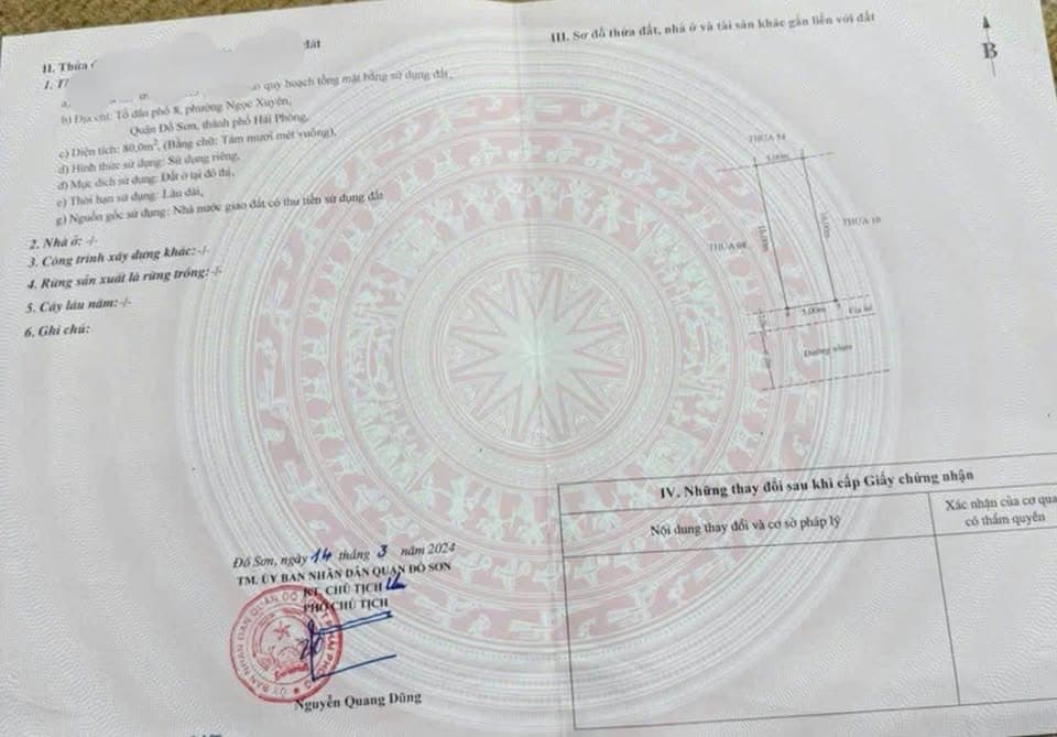 Bán đất P. Vạn Hương, Q. Đồ Sơn, Tp. Hải Phòng - Ảnh 3