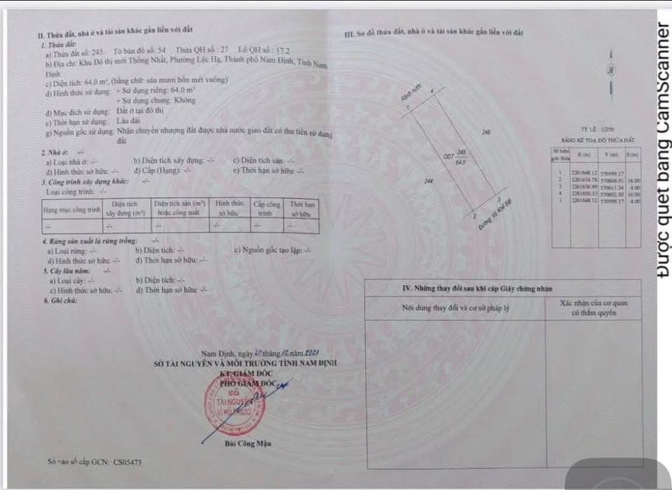 Bán nhà riêng Đ. Vũ Khế Bật, Tp. Nam Định, T. Nam Định - Ảnh 3