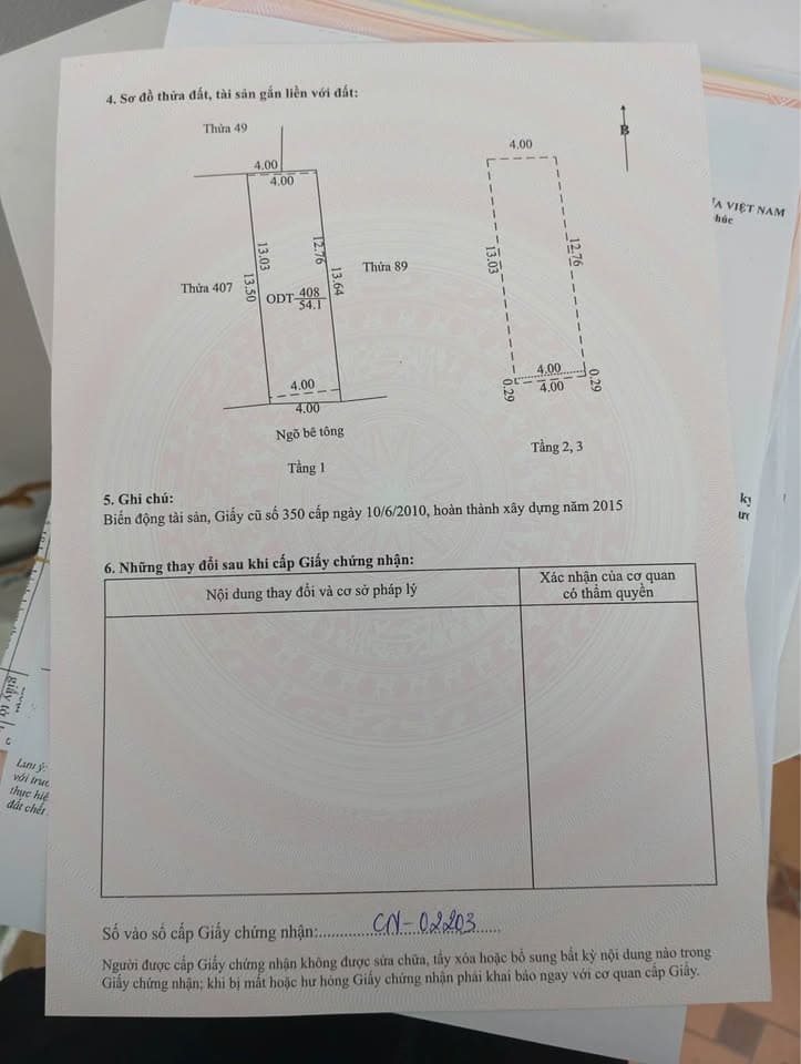 Bán nhà riêng P. Phạm Ngũ Lão, Tp. Hải Dương, T. Hải Dương - Ảnh 2