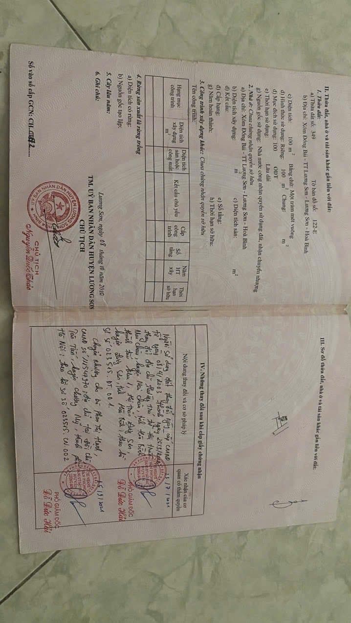 Bán đất Tt. Lương Sơn, H. Lương Sơn, T. Hòa Bình