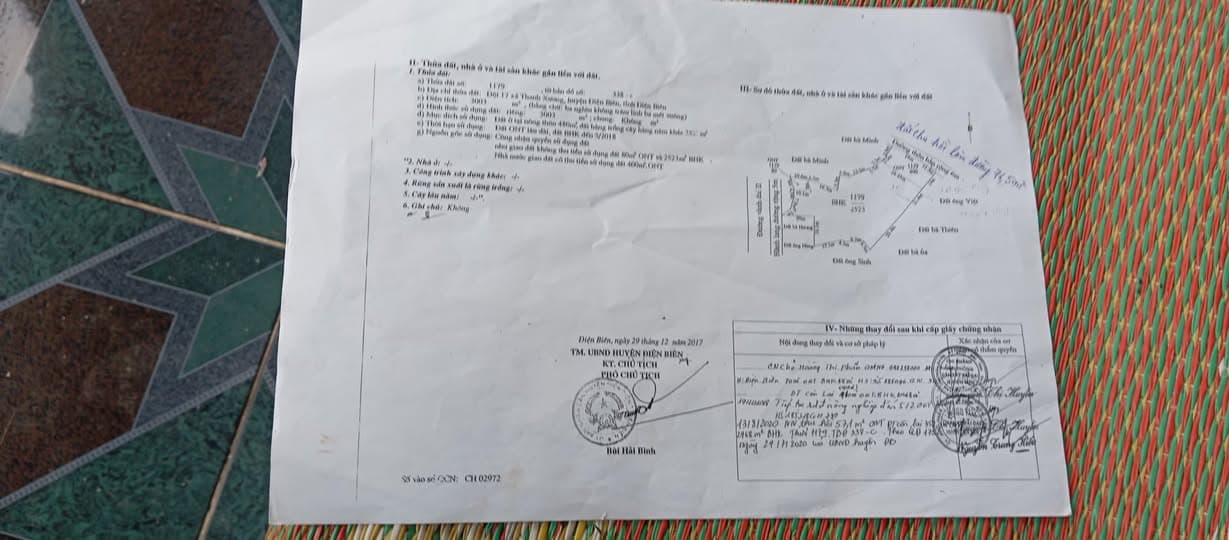 Bán đất P. Mường Thanh, Tp. Điện Biên Phủ, T. Điện Biên