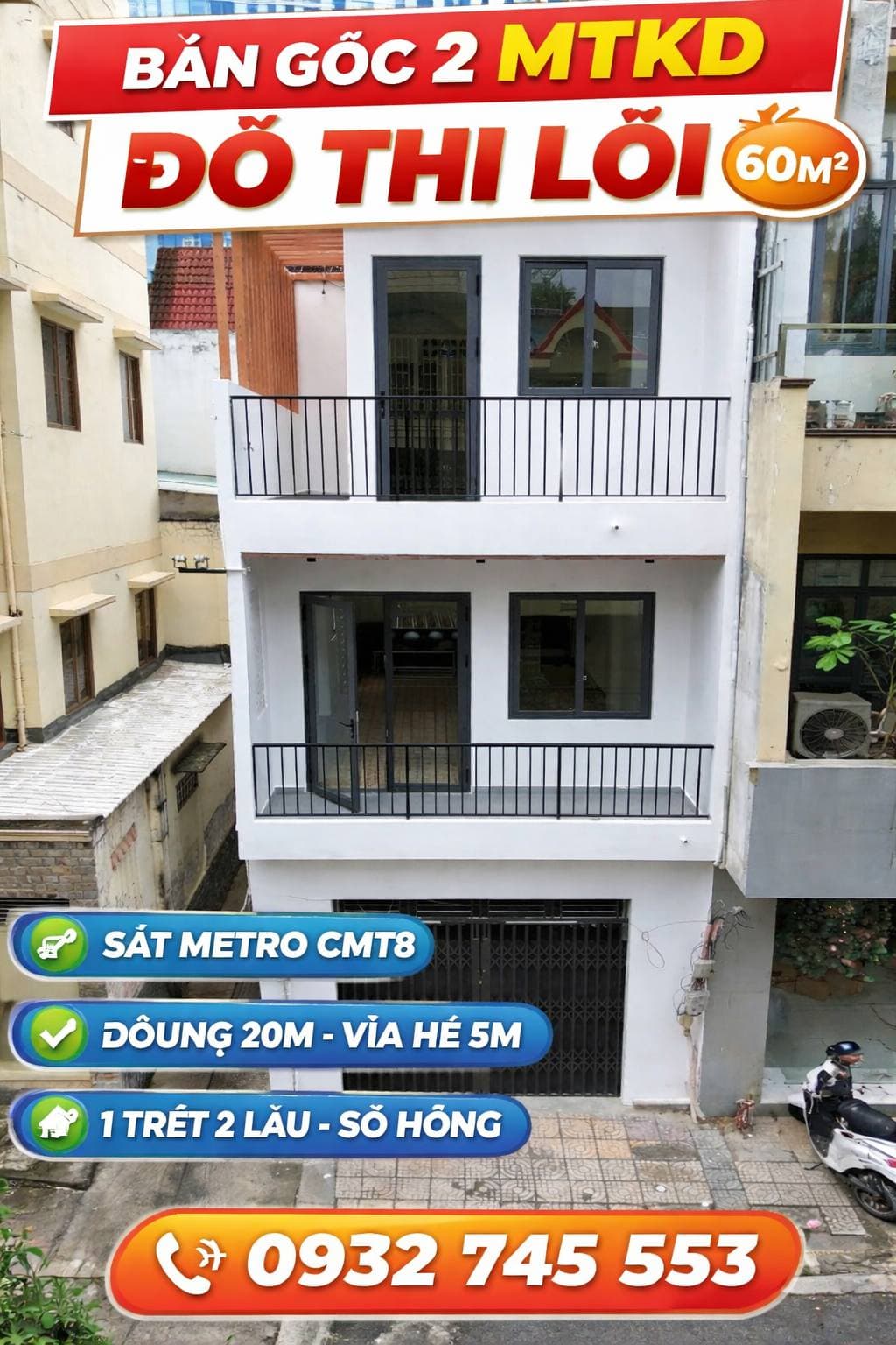 Bán nhà mặt phố P. Võ Thị Sáu, Q. 3, Tp. Hồ Chí Minh