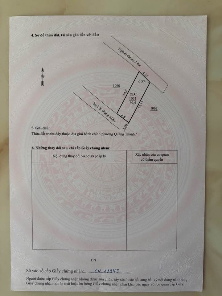 Bán đất Tp. Thanh Hóa, T. Thanh Hóa - Ảnh 2