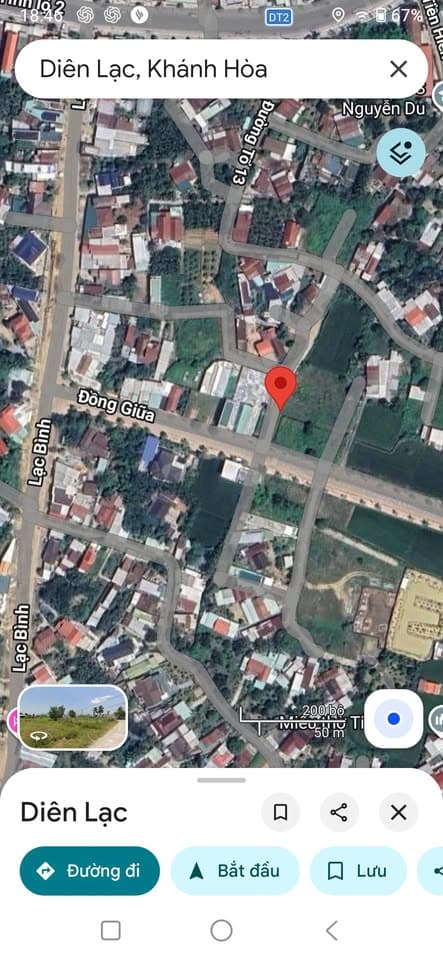 Bán đất X. Diên Lạc, H. Diên Khánh, T. Khánh Hòa