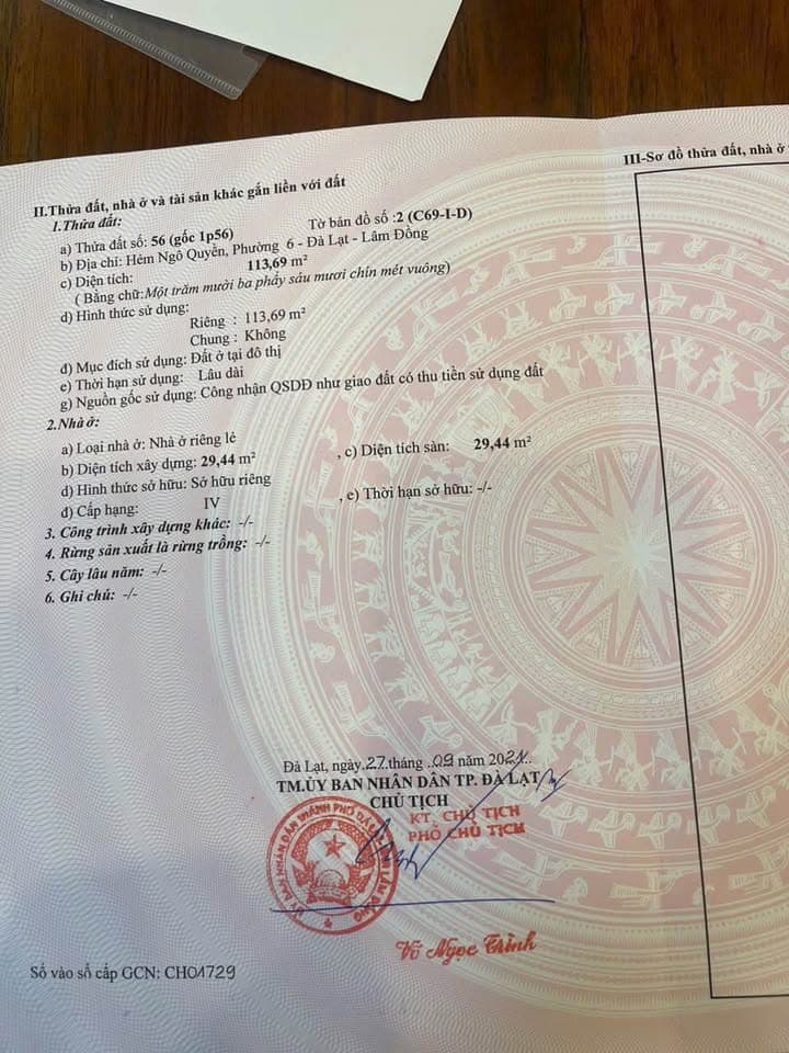 Bán đất Đ. Kim Đồng, Tp. Đà Lạt, T. Lâm Đồng - Ảnh 3