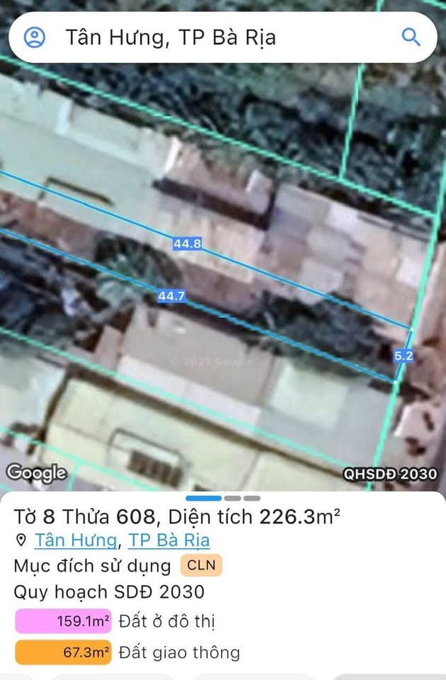 Bán đất P. Lê Trọng Tấn, Tx. Phú Mỹ, T. Bà Rịa - Vũng Tàu - Ảnh 2