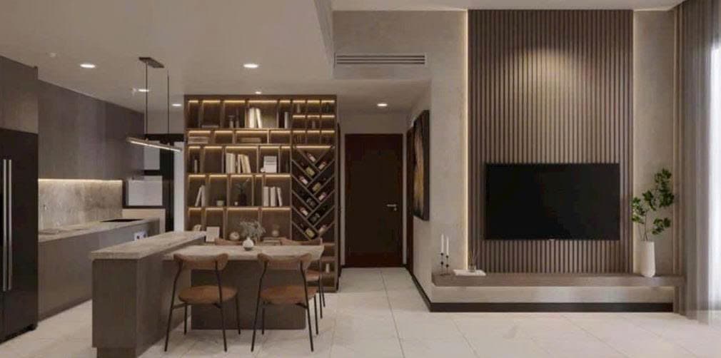 Cho thuê Căn hộ chung cư Phường Thủ Thiêm, Quận 2, Diện tích 100m², Giá 40 Triệu/tháng