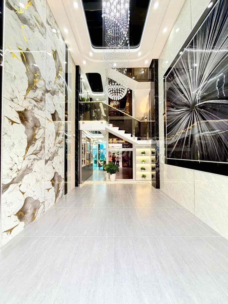 Nhà Mặt Tiền Xây Mới 5Tầng - Có Thang Máy 450KG - Full Nội Thất CaoCap - Ảnh 2