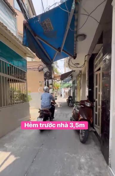 Nhà 2 mặt hẻm 3,5 , khu dân trí cao , hiện hữu 3x9 trệt lửng lầu SHR - Ảnh 2