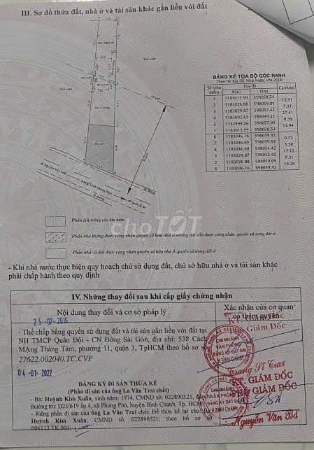 Trịnh Quang Nghị, xã Phong Phú, H. Bình Chánh, diện tích 333,9m2, 13.X