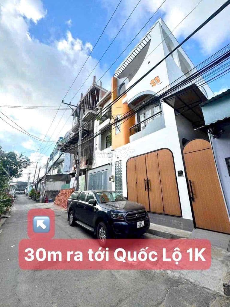 Đất hẻm oto 68m2, 4x17m gần bệnh viện quốc tế Hoàn Mỹ QL1K