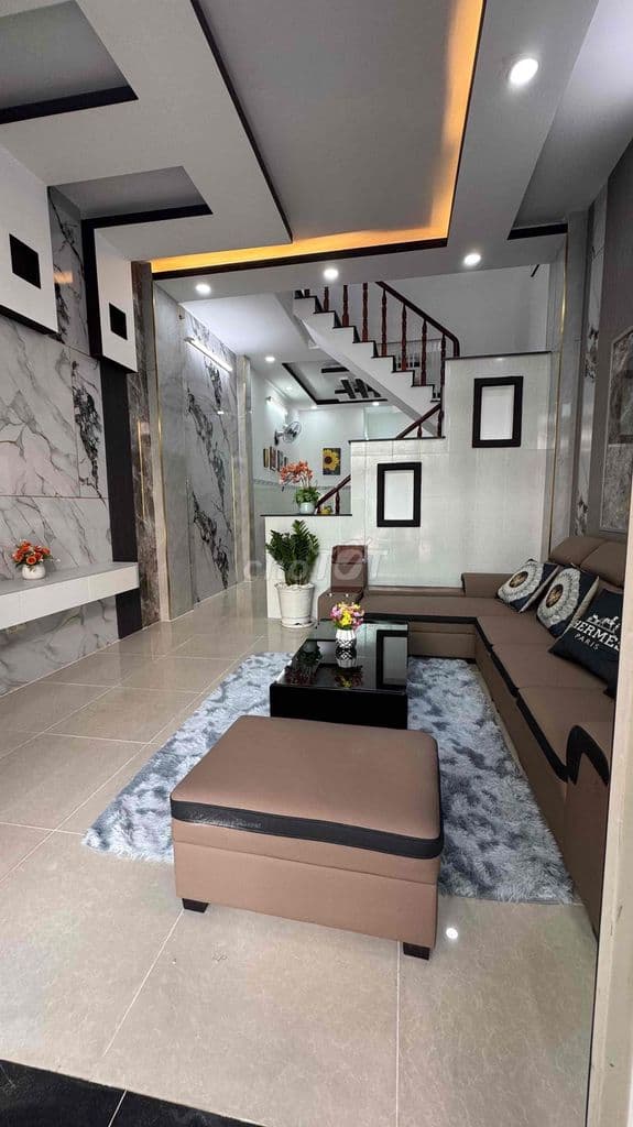 giá ít nhà _ 4 * 15 _ Hẻm Xe hơi Thông _ thạnh Lộc 13 - Ảnh 3