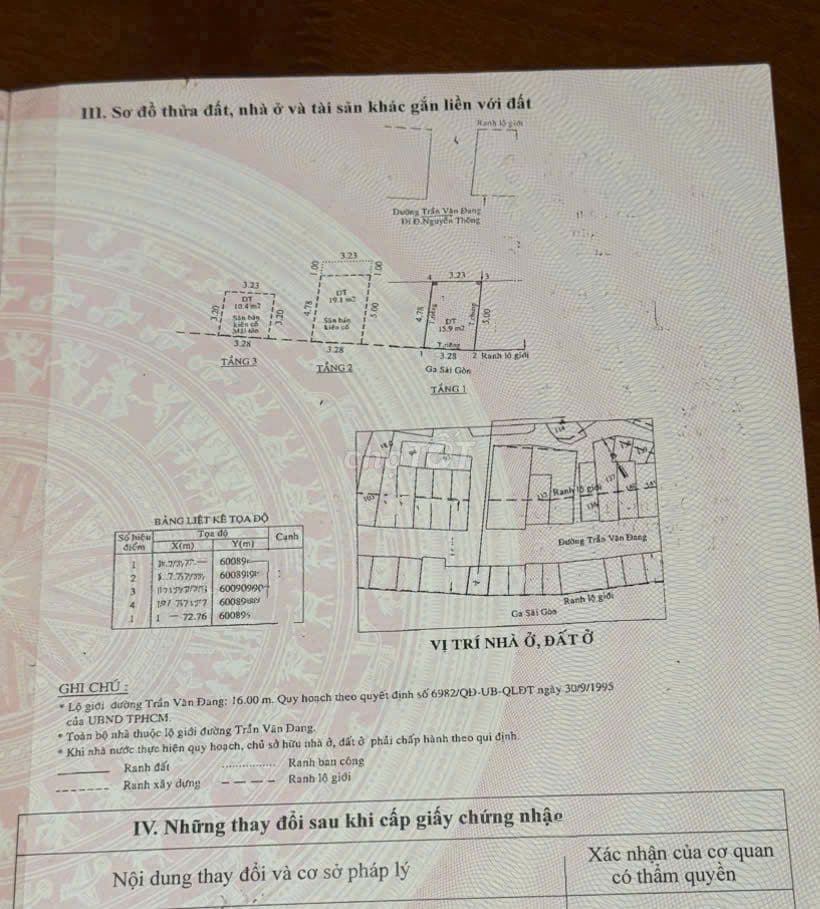 CHUYỂN NHƯƠNG NHÀ QUẬN 3 - TRẦN VĂN ĐANG GIÁ 0 ĐỒNG - Ảnh 3