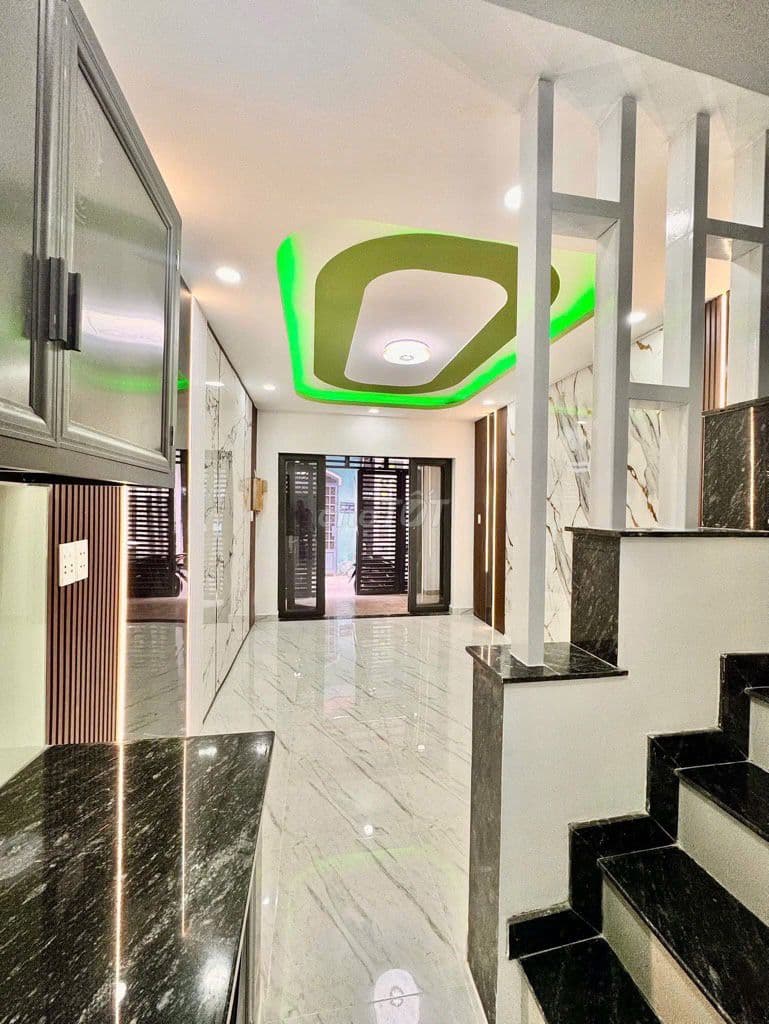 Chỉ 3.x tỷ, nhà mới 27m2 ngay UBND Quân Gò Vấp hẻm oto 7 chỗ