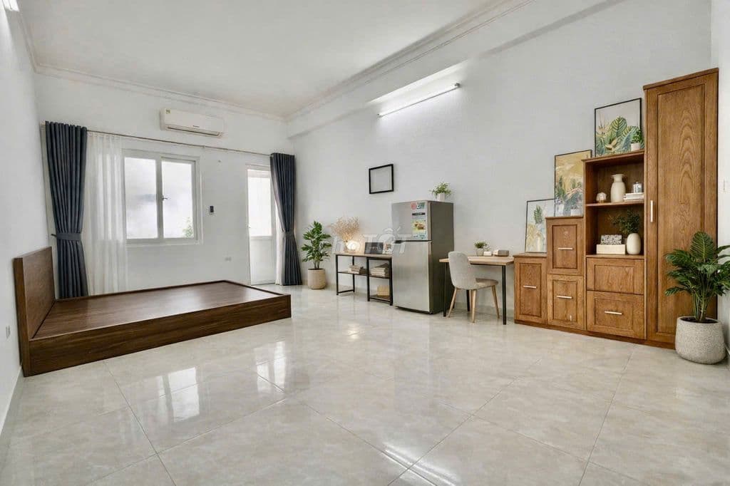 Cho thuê 1 căn hộ studio cho thuê Cầu Giấy - Full ĐỒ