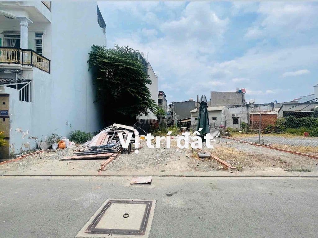 Bán đất Thới An 20 – hẻm 5m, 81m², khu nhà lầu – giá tốt 4,25 tỷ