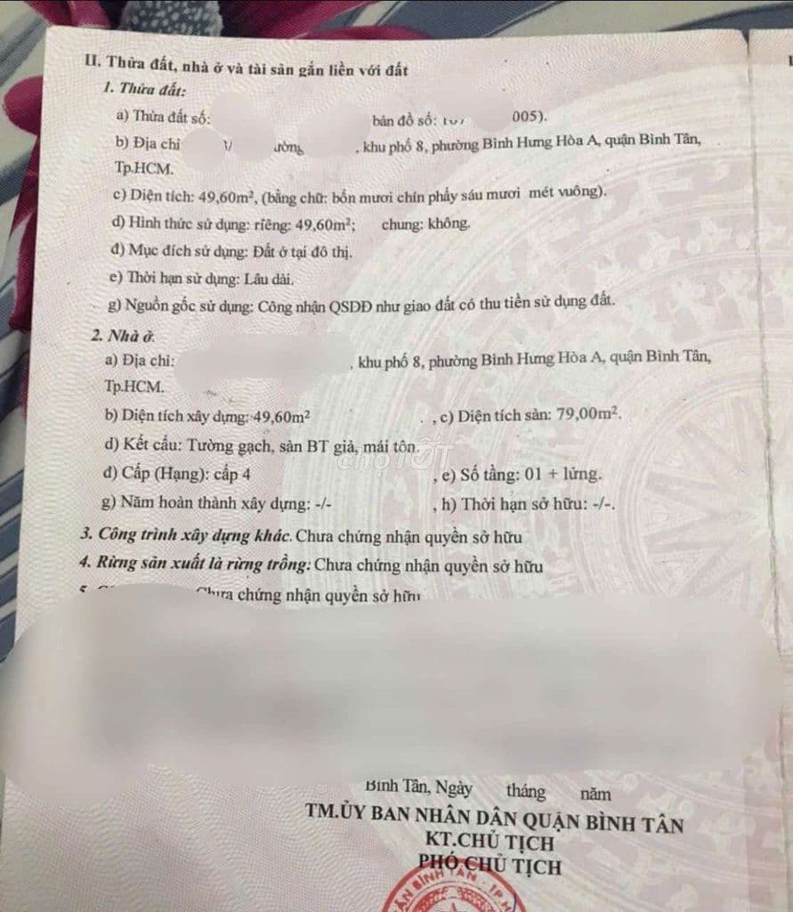 Nhà cần bán gấp